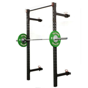 Foldbar squat rack til væggen