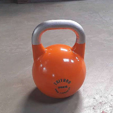 28 kg konkurrence kettlebell i stål